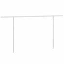 vidaXL fehér vas napellenzőrúdszett 450 x 245 cm