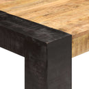 vidaXL tömör mangófa étkezőasztal 180 x 90 x 76 cm