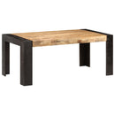 vidaXL tömör mangófa étkezőasztal 180 x 90 x 76 cm