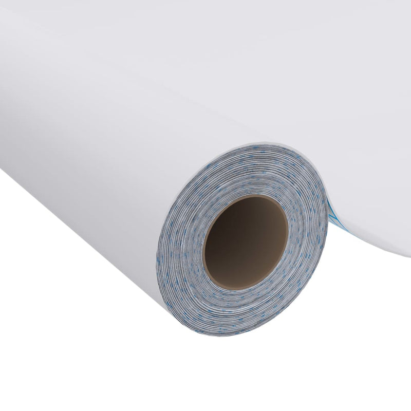vidaXL magasfényű ezüst öntapadó PVC bútorfólia 500 x 90 cm