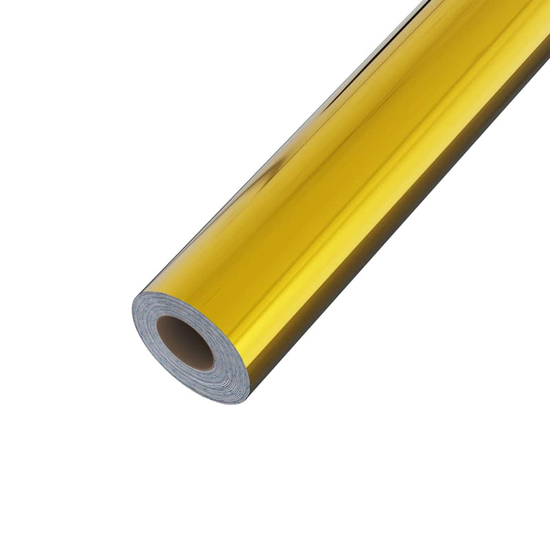 vidaXL magasfényű arany öntapadó PVC bútorfólia 500 x 90 cm