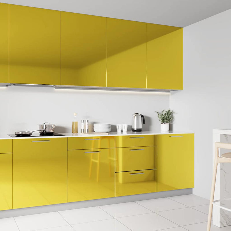 vidaXL magasfényű arany öntapadó PVC bútorfólia 500 x 90 cm