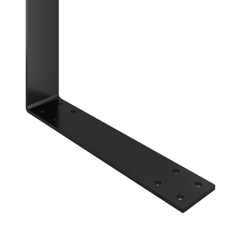 vidaXL fekete vas raklapkanapé-háttámla 110 cm