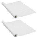 vidaXL 2 db fehér faszínű öntapadó PVC ajtófólia 500 x 90 cm