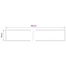 vidaXL 2 db fehér öntapadó PVC ajtófólia 500 x 90 cm