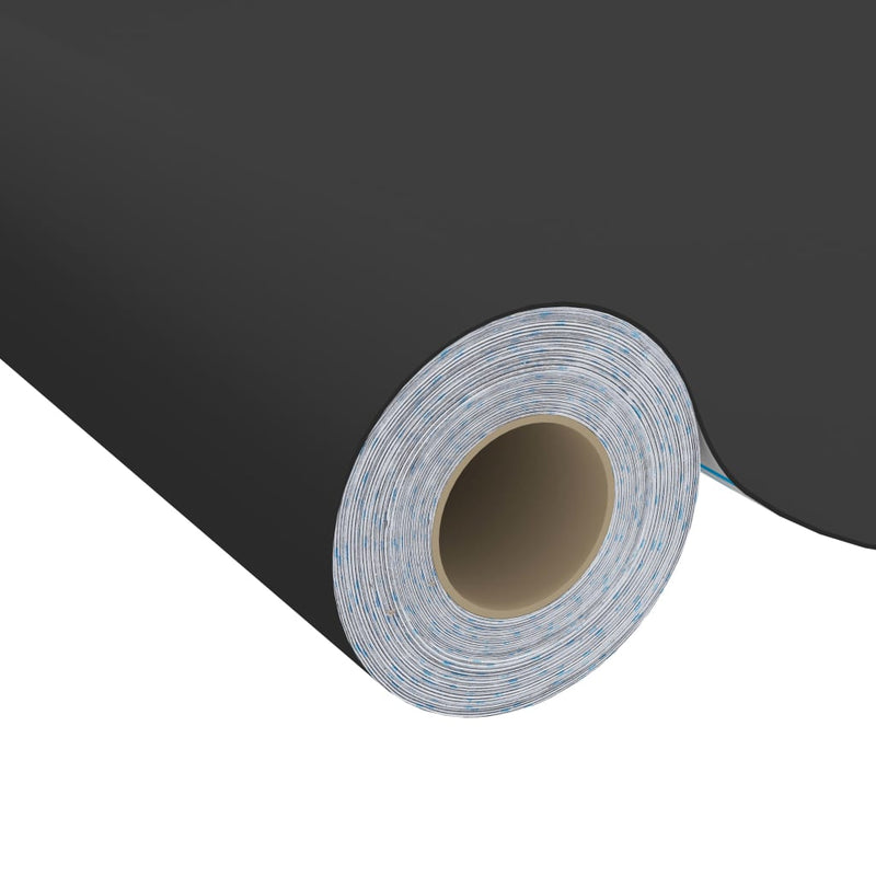 vidaXL 2 db fekete öntapadó PVC ajtófólia 500 x 90 cm