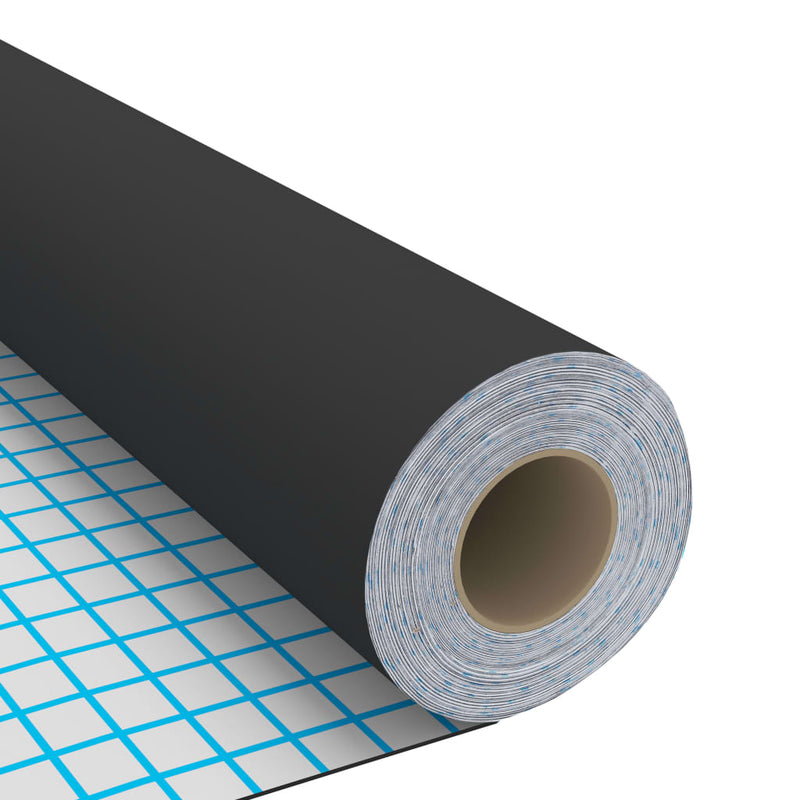vidaXL 2 db fekete öntapadó PVC ajtófólia 500 x 90 cm