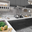 vidaXL 2 db fekete öntapadó PVC ajtófólia 500 x 90 cm