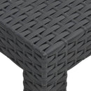 vidaXL antracitszürke PP rattan kerti asztal 58 x 58 x 41 cm