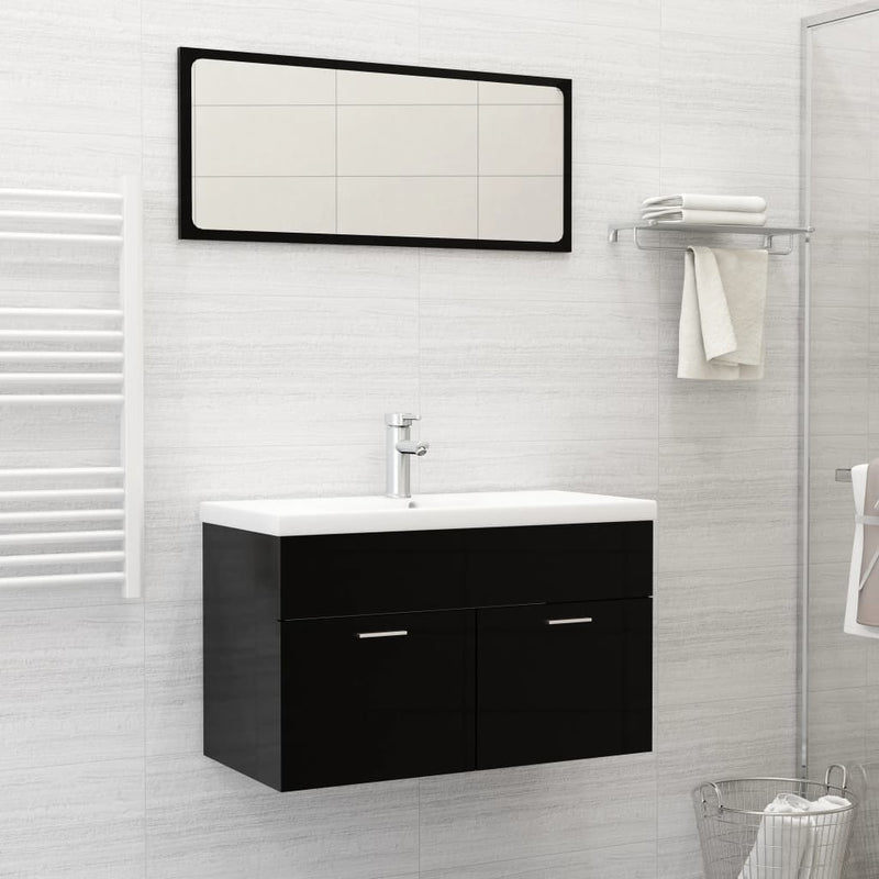 vidaXL fehér kerámia beépíthető mosdókagyló csapteleppel 81x39x18 cm