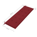 vidaXL 3 személyes tömör eukaliptuszfa kerti pad párnával 150 cm