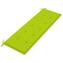 vidaXL 3 személyes tömör eukaliptuszfa kerti pad párnával 150 cm