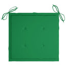 vidaXL 2 db tömör akácfa kerti szék párnával