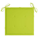 vidaXL 2 db tömör akácfa kerti szék párnával