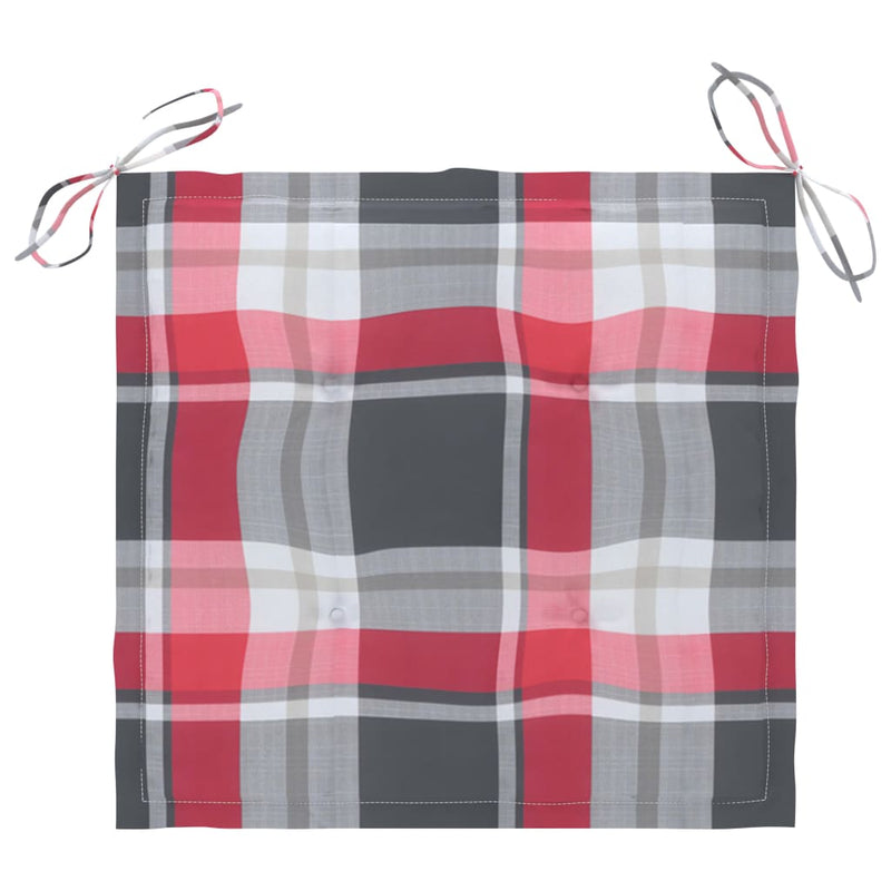 vidaXL 2 db tömör akácfa kerti szék párnával