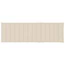 vidaXL tömör akácfa kerti napozóágy párnával