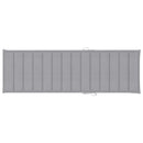 vidaXL tömör akácfa kerti napozóágy párnával