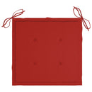 vidaXL 2 db tömör akácfa és acél kerti szék párnával