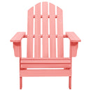 vidaXL rózsaszín tömör fenyőfa kerti Adirondack szék