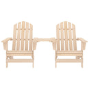 vidaXL tömör fenyőfa kerti Adirondack székek teázóasztallal
