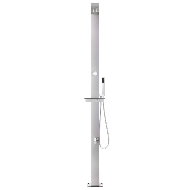vidaXL rozsdamentes acél kerti zuhany 220 cm