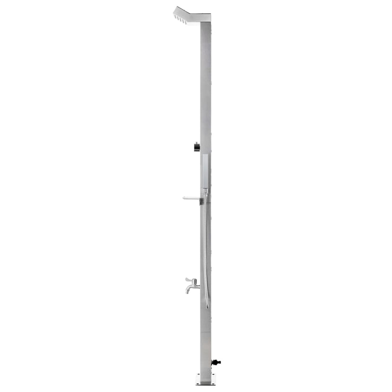 vidaXL rozsdamentes acél kerti zuhany 220 cm