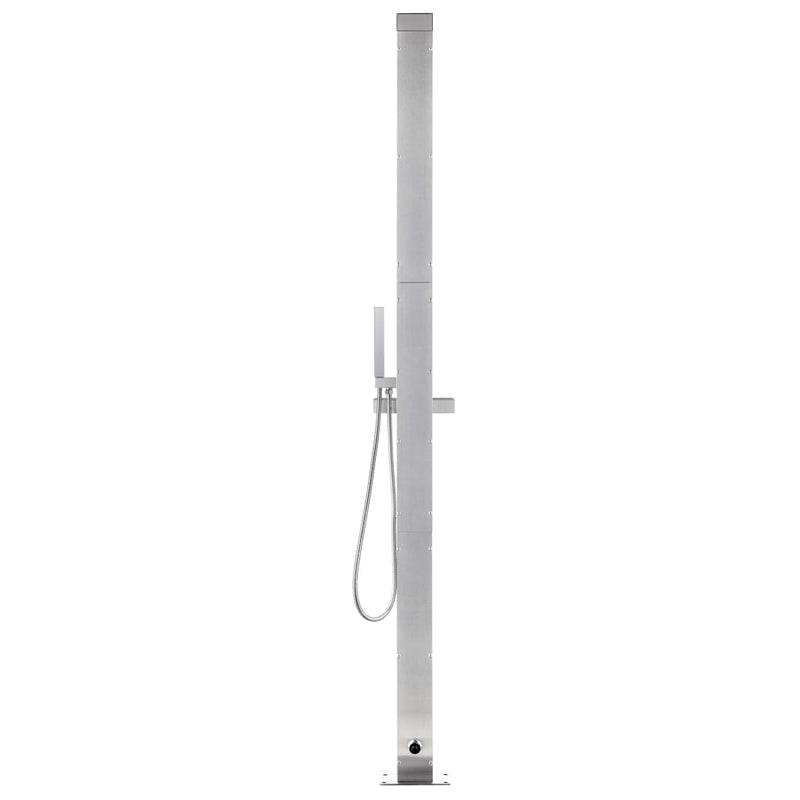vidaXL rozsdamentes acél kerti zuhany 220 cm