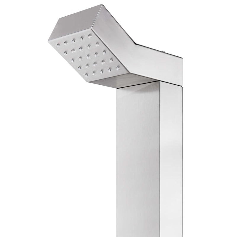 vidaXL rozsdamentes acél kerti zuhany 220 cm