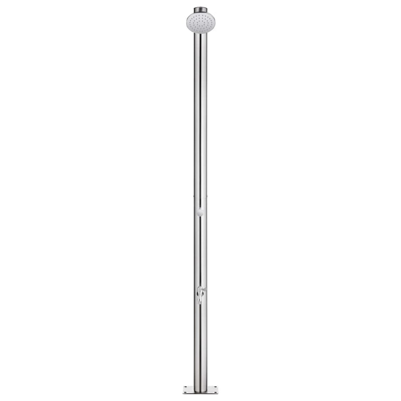 vidaXL rozsdamentes acél kerti zuhany 215 cm