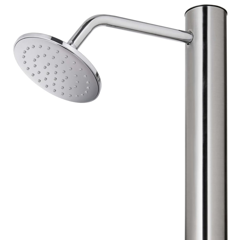 vidaXL rozsdamentes acél kerti zuhany 215 cm