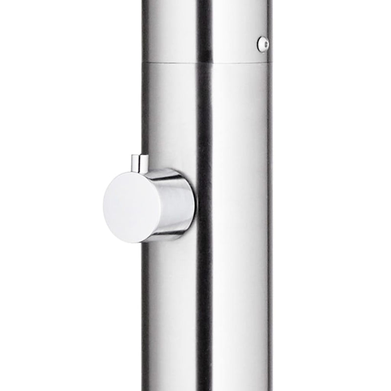 vidaXL rozsdamentes acél kerti zuhany 215 cm