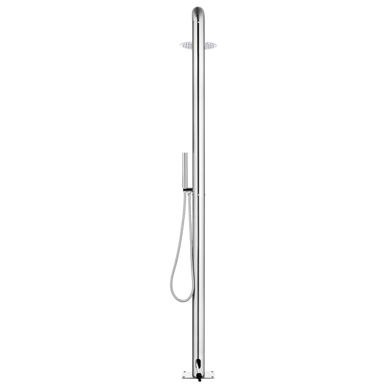 vidaXL rozsdamentes acél kerti zuhany 225 cm