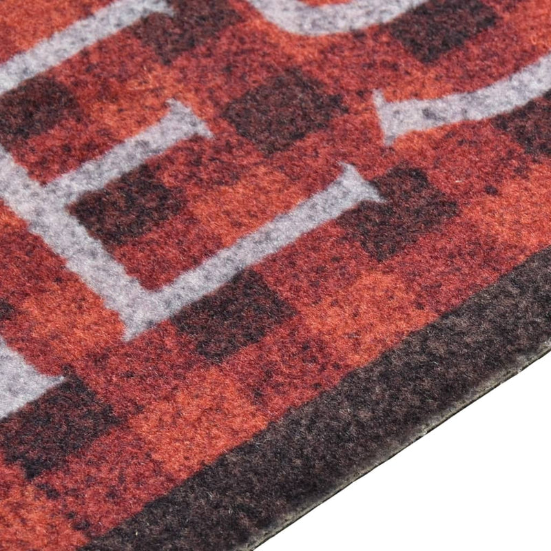 vidaXL paradicsommintás mosható konyhaszőnyeg 60 x 180 cm