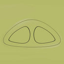 vidaXL olívazöld WC-tartály alsó vízbemenettel 3/6 liter