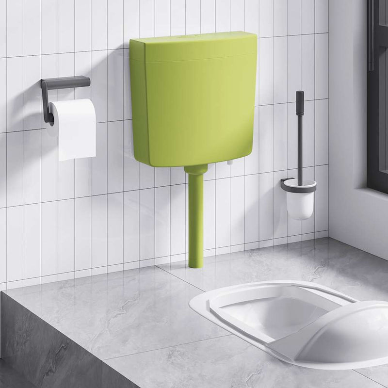 vidaXL olívazöld WC-tartály alsó vízbemenettel 3/6 liter