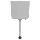 vidaXL szürke WC-tartály alsó vízbemenettel 3/6 liter