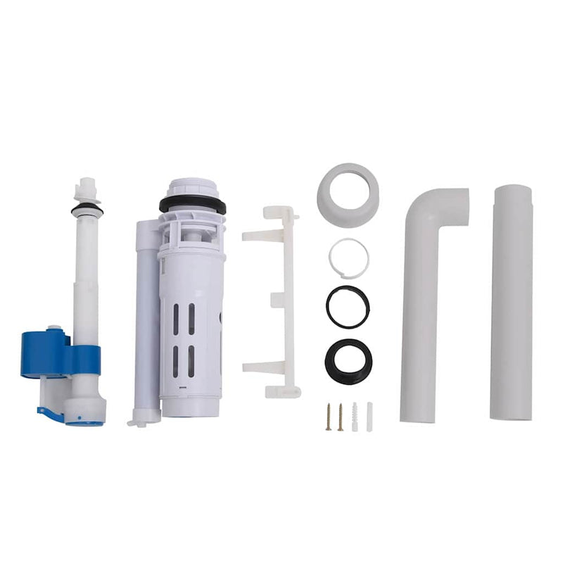 vidaXL szürke WC-tartály alsó vízbemenettel 3/6 liter