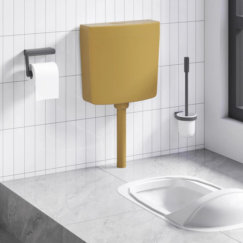 vidaXL curry sárga WC-tartály alsó vízbemenettel 3/6 liter