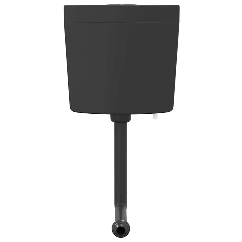 vidaXL fekete WC-tartály alsó vízbemenettel 3/6 liter