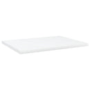 vidaXL 4 db fehér szerelt fa könyvespolc 40 x 30 x 1,5 cm