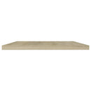 vidaXL 4 db sonoma tölgy színű szerelt fa könyvespolc 40 x 30 x 1,5 cm