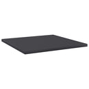 vidaXL 8 db szürke szerelt fa könyvespolc 40 x 40 x 1,5 cm