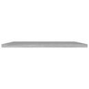 vidaXL 4 db betonszürke szerelt fa könyvespolc 40 x 40 x 1,5 cm