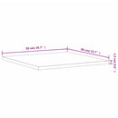 vidaXL 4 db szürke forgácslap könyvespolc 40 x 50 x 1,5 cm