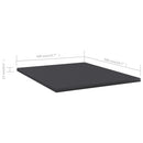 vidaXL 8 db szürke szerelt fa könyvespolc 40 x 50 x 1,5 cm