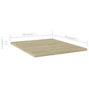 vidaXL 8 db sonoma-tölgy színű forgácslap könyvespolc 40 x 50 x 1,5 cm