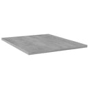 vidaXL 4 db betonszürke szerelt fa könyvespolc 40 x 50 x 1,5 cm