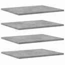 vidaXL 8 db betonszürke szerelt fa könyvespolc 40 x 50 x 1,5 cm