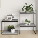 vidaXL 8 db betonszürke szerelt fa könyvespolc 40 x 50 x 1,5 cm