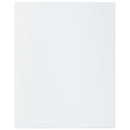 vidaXL 8 db magasfényű fehér szerelt fa könyvespolc 40 x 50 x 1,5 cm